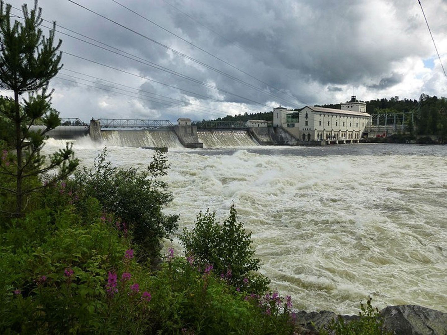 Bilde av Rånåsfoss kraftverk.